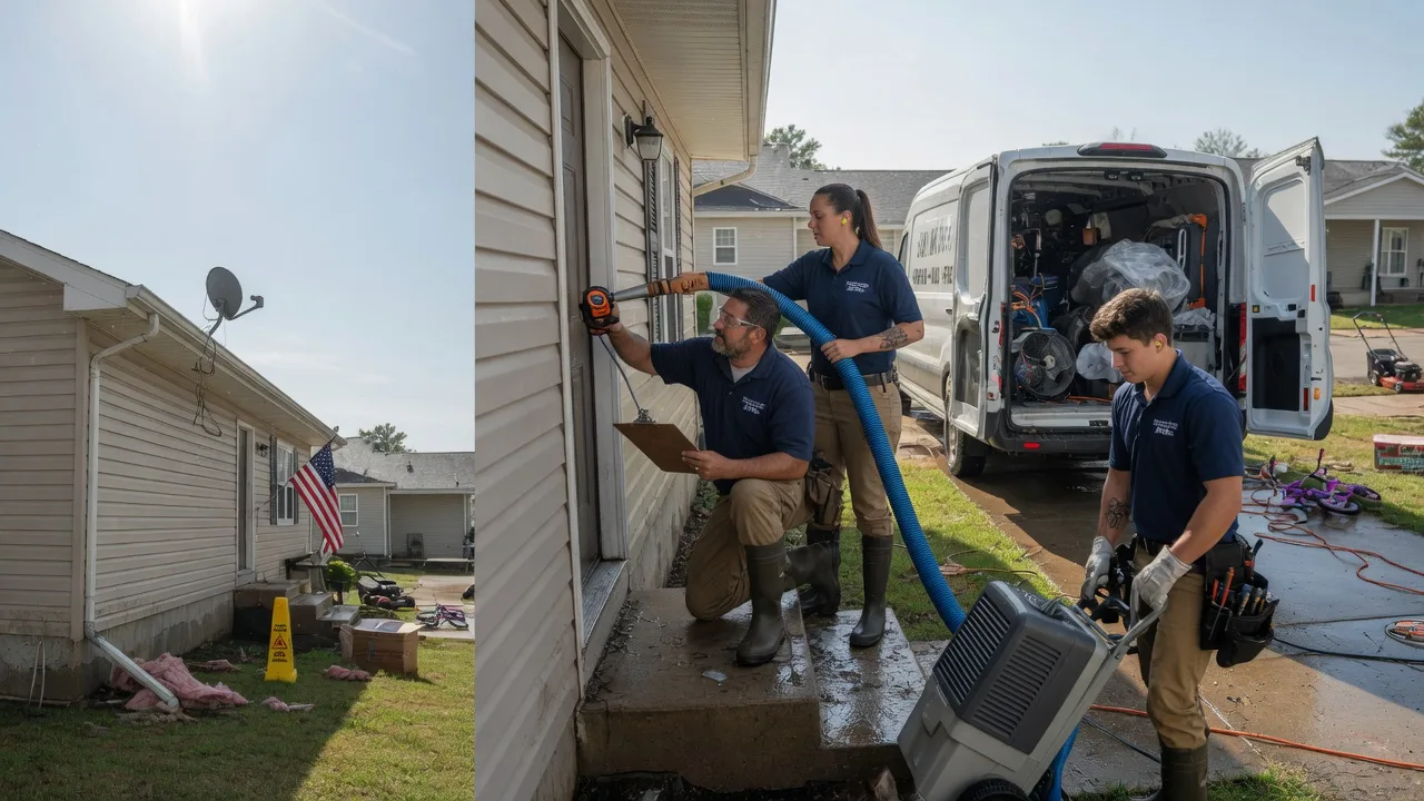 Ceiling Water Damage Restoration in Celeste, TX near me